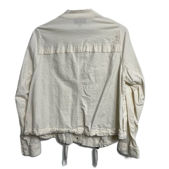 Lane Bryant Lightweight Linen Blend Jacket Ivory Size 18 - Picture 2 of 5